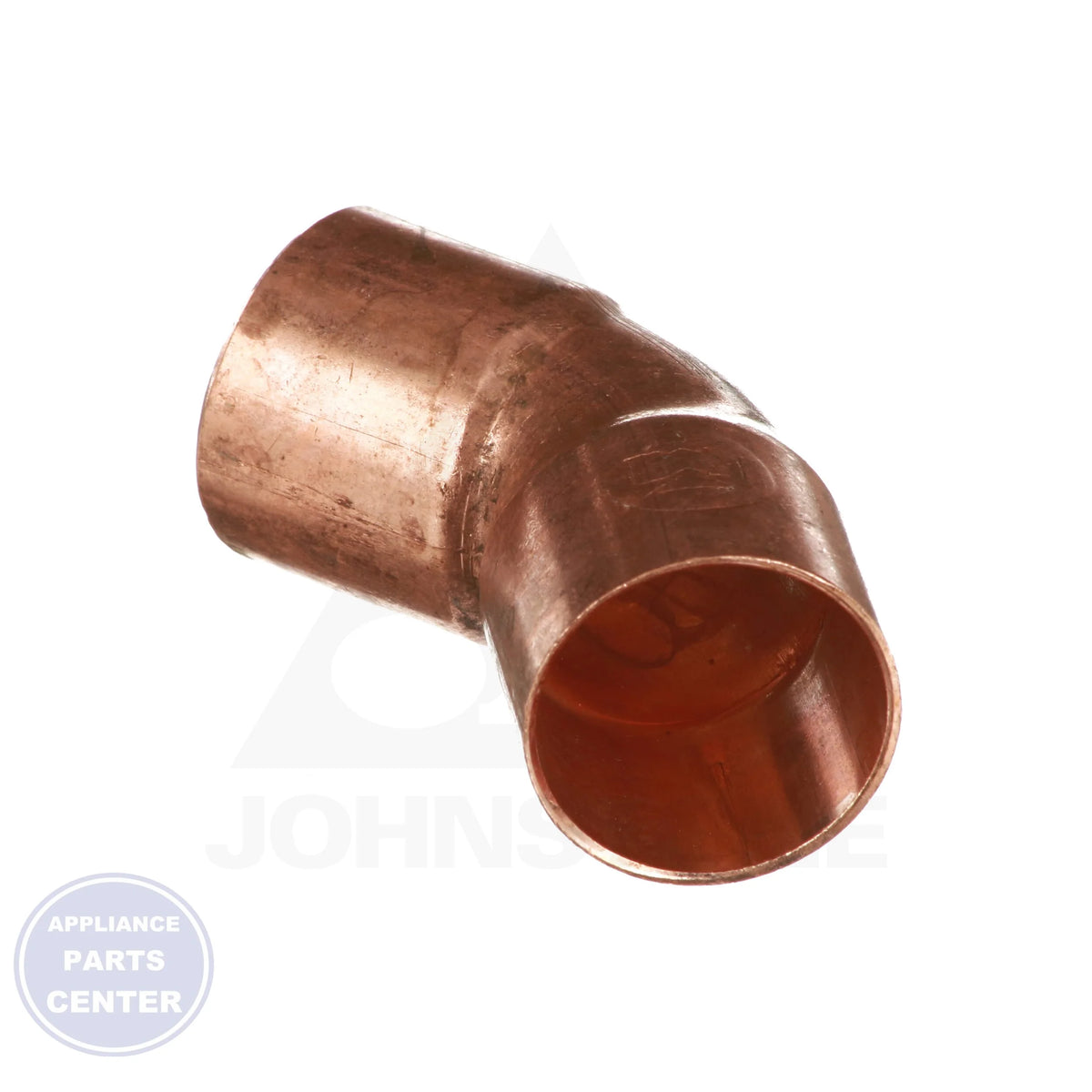 Copper CxC 45 Elbow W03044 - Detailed view of 45-degree angle