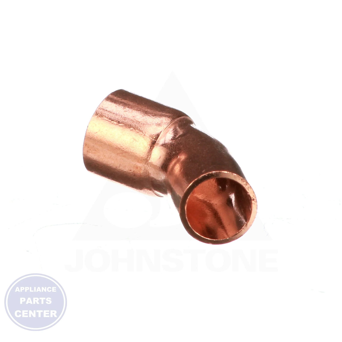 3/8 x 3/8 Copper FTGxC 45 Elbow W03312 - Detailed view of corrosion-resistant copper material