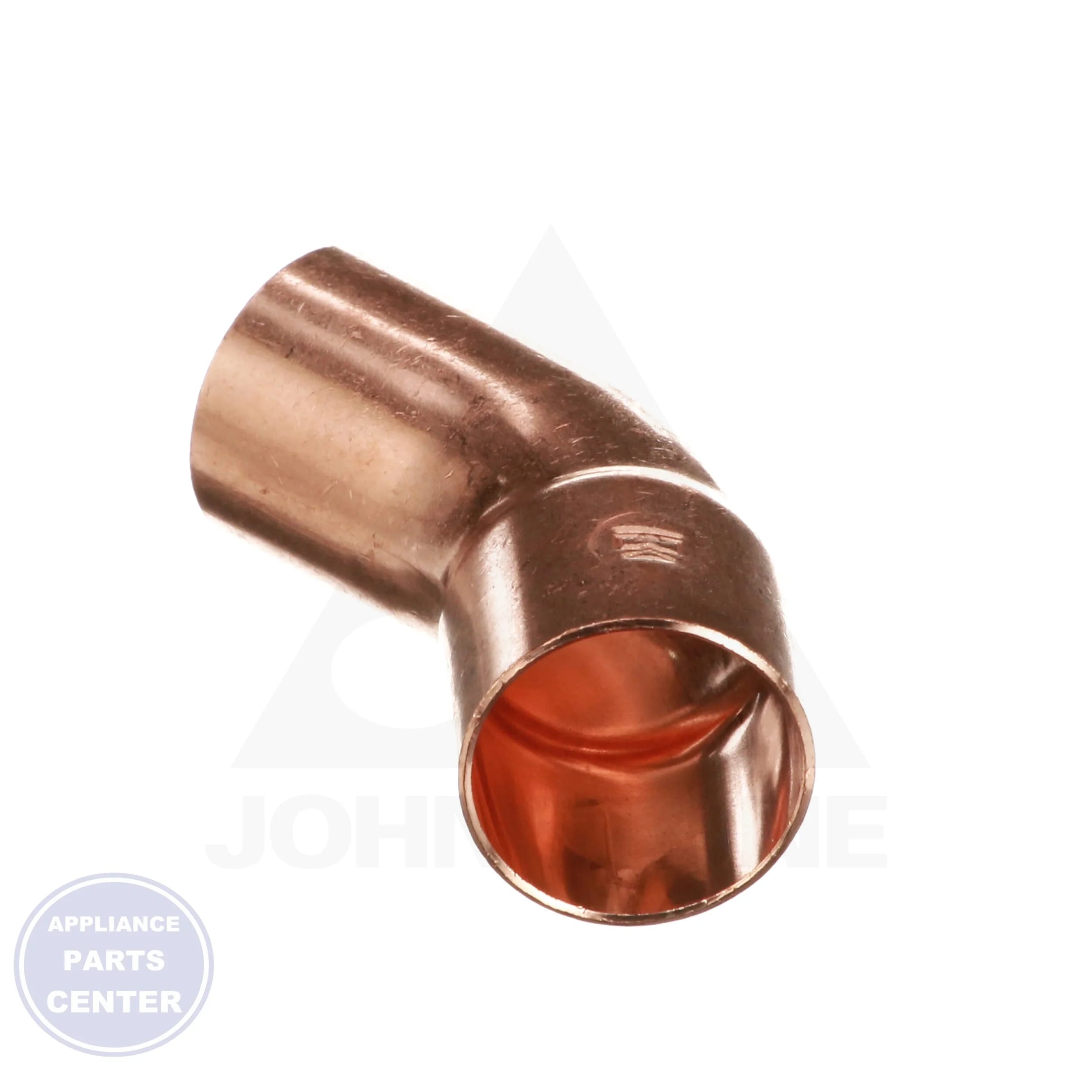 7/8 x 7/8 Copper FTGxC 45 Elbow W03334 - Detailed view of corrosion-resistant material