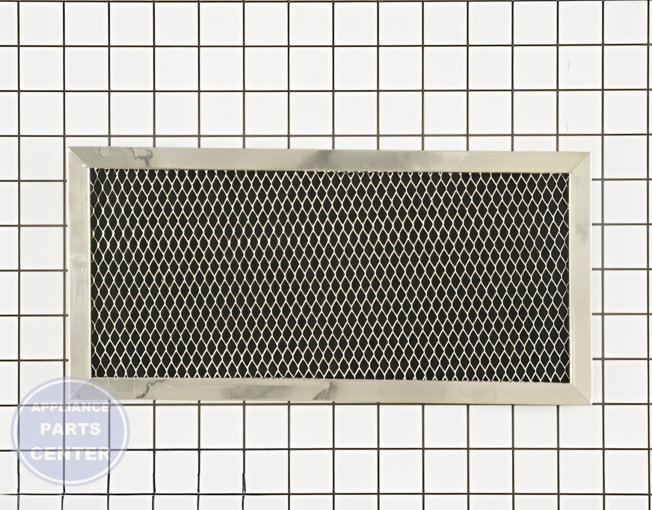 WHIRLPOOL OVEN RANGE VENT HOOD CHARCOAL FILTER W10120840A - Main view showing grease and odor absorption for WPL Microwave