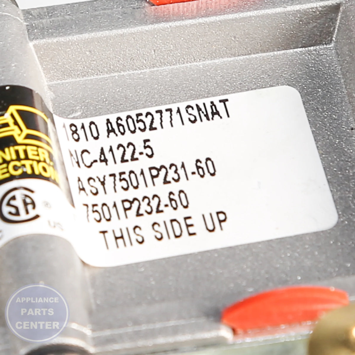 WPL VALVE REGU W10130932 - Installation in specific model showing key mounting points