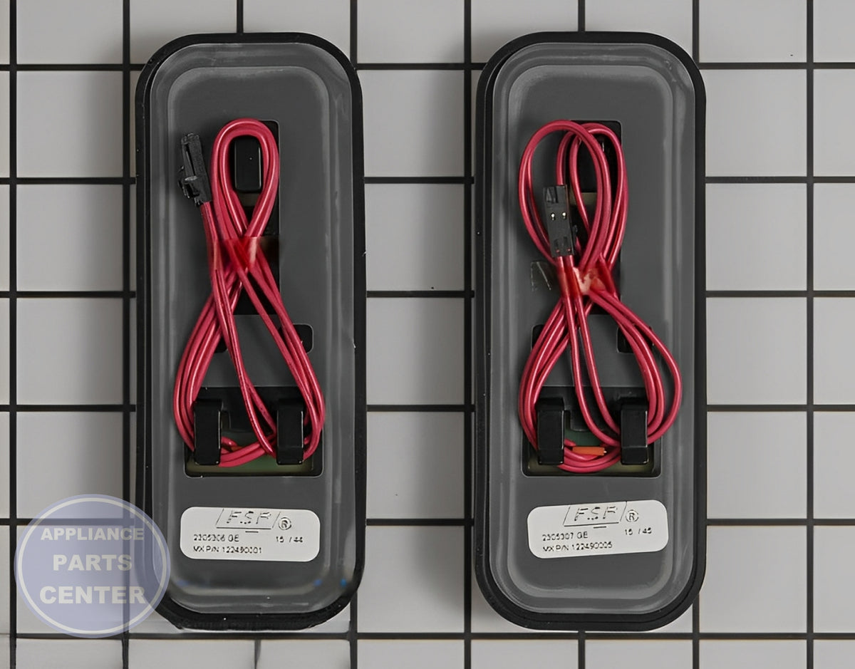 WHIRLPOOL Refrigerator Dispenser Actuator Pad Set W10133603 - Detailed view of high-quality technical details
