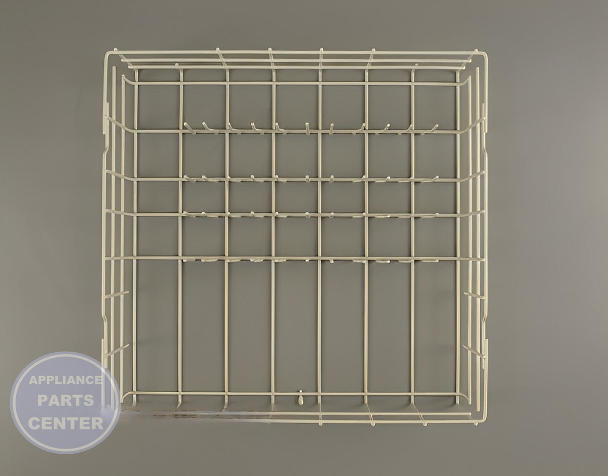 Lower Dishrack Assembly W10134647 - Side view with precise measurements for perfect fit