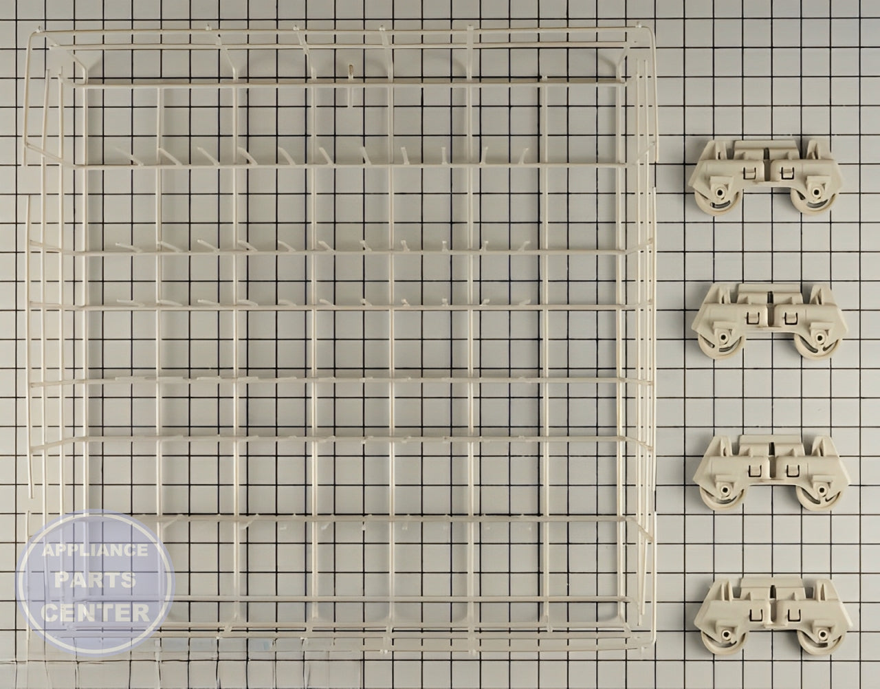 Kenmore Lower Dishrack Assembly W10134647 - Main view showing strong support for your specific models