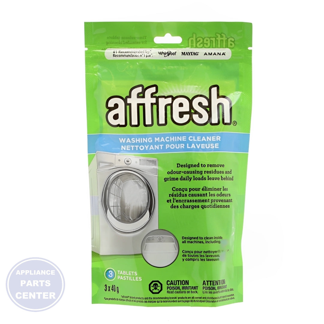 WHIRLPOOL AFFRESH CLEANER TABLETS W10135699 - Installation in select model showcasing easy mounting points