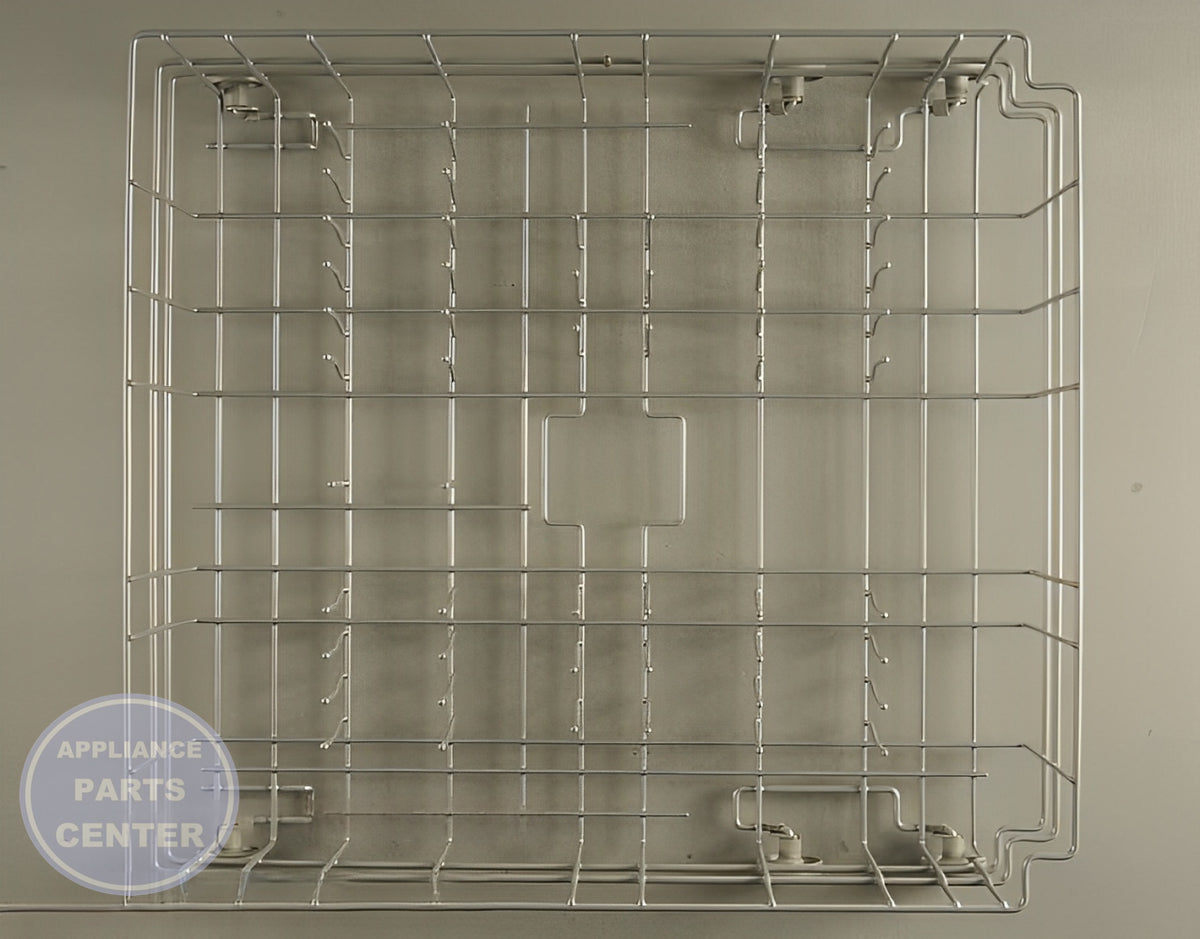 WHIRLPOOL DISHWASHER LOWER DISHRACK W10139223 - Main view showing efficient dish organization for various WHIRLPOOL models