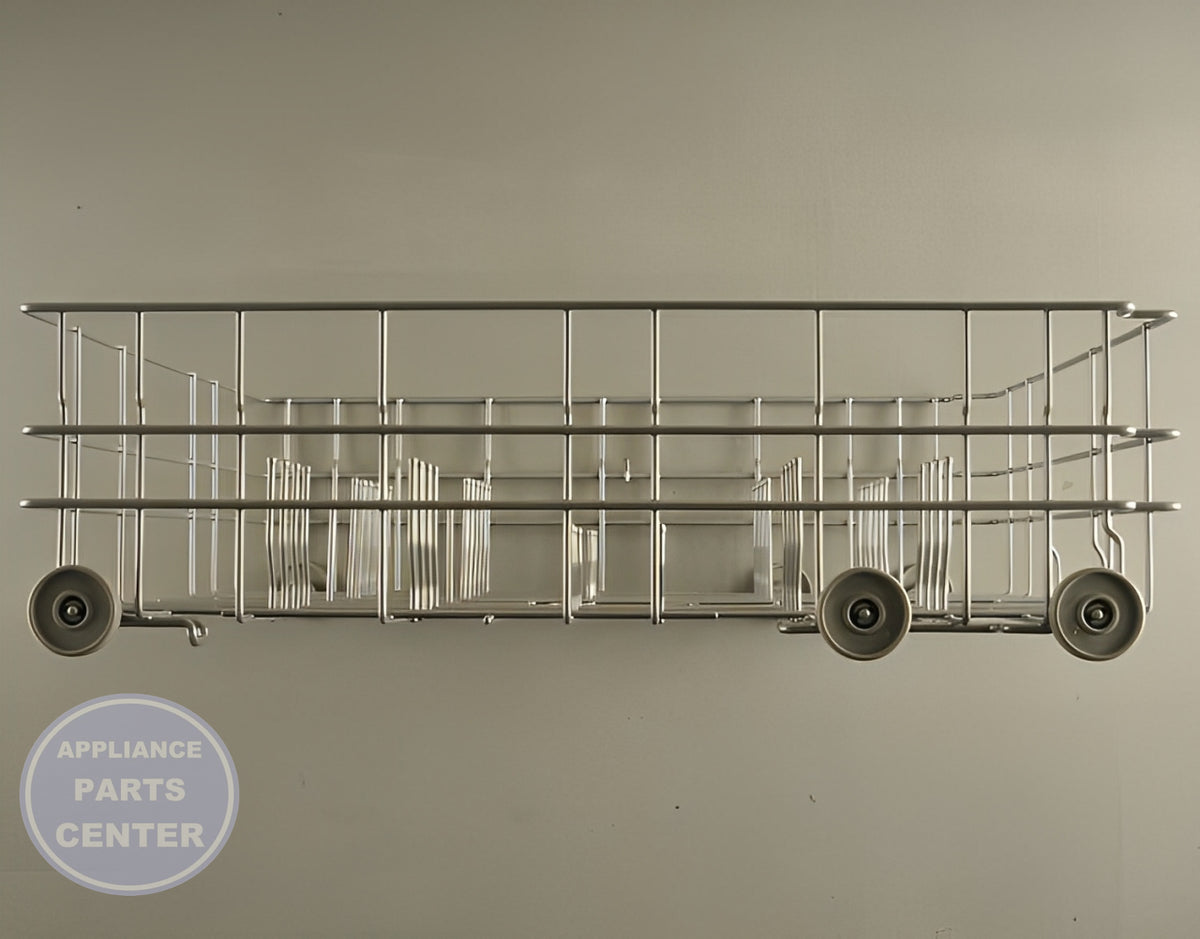 WHIRLPOOL DISHWASHER LOWER DISHRACK W10139223 - Installation in WHIRLPOOL 99001521 showing easy mounting points