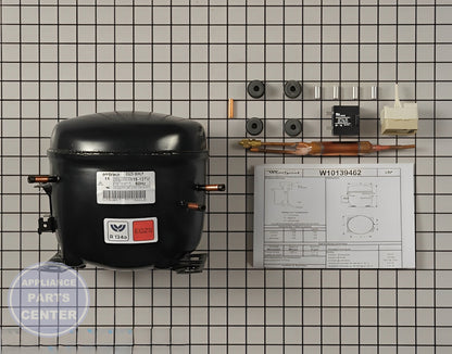 WHIRLPOOL REFRIGERATOR COMPRESSOR W10139462 - Main view showing efficient cooling for WPL models