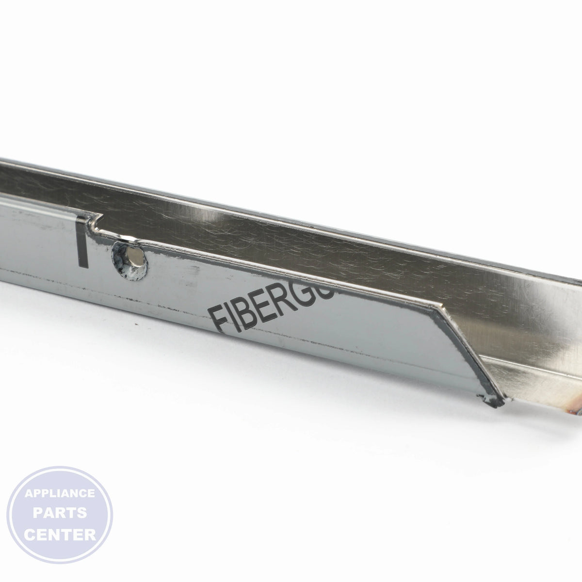 TRIM - SIDE LH SS SGL W10144984 - Detailed view of stainless steel construction details