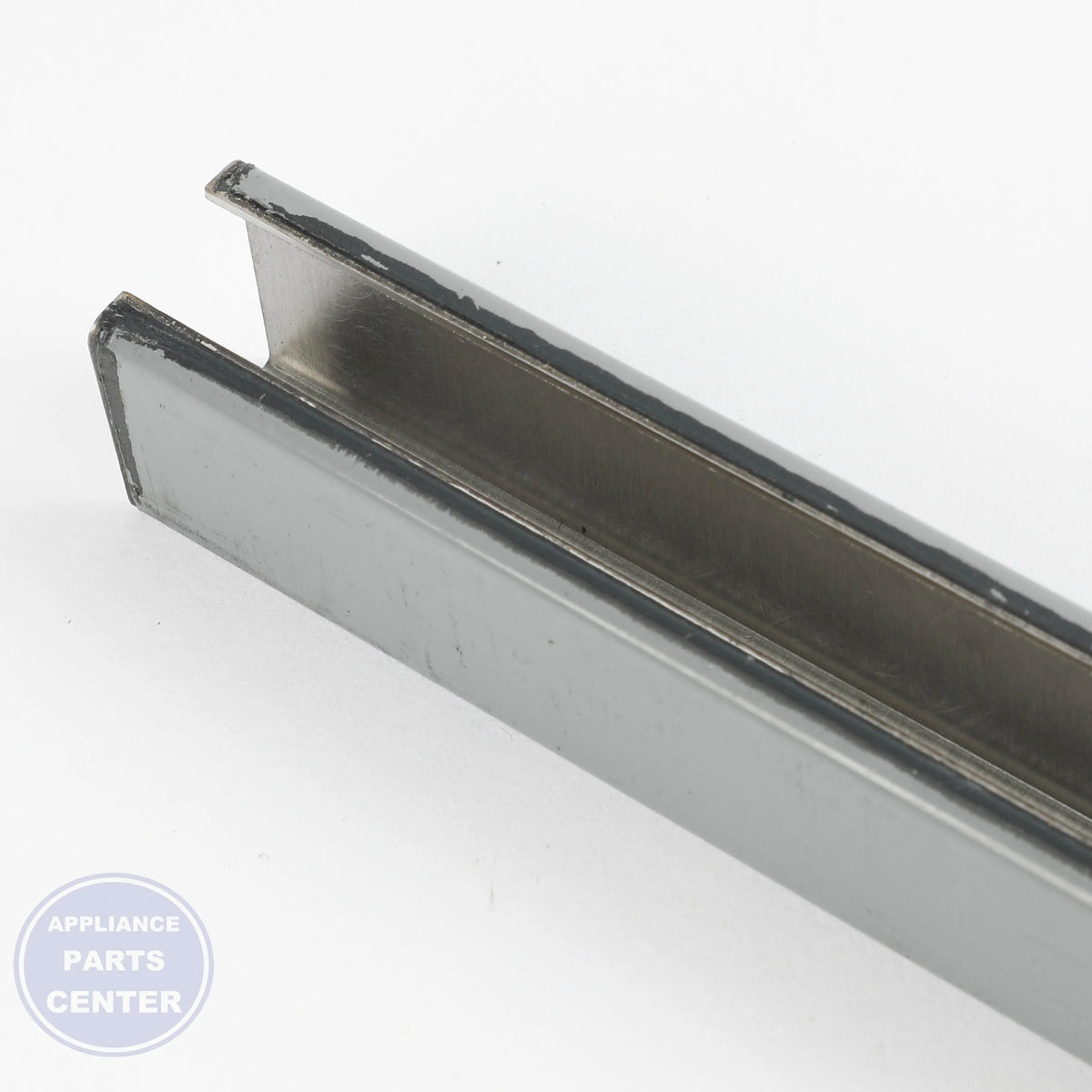 Whirlpool TRIM - SIDE LH SS SGL W10144984 - Main view showing stainless steel finish for Whirlpool models