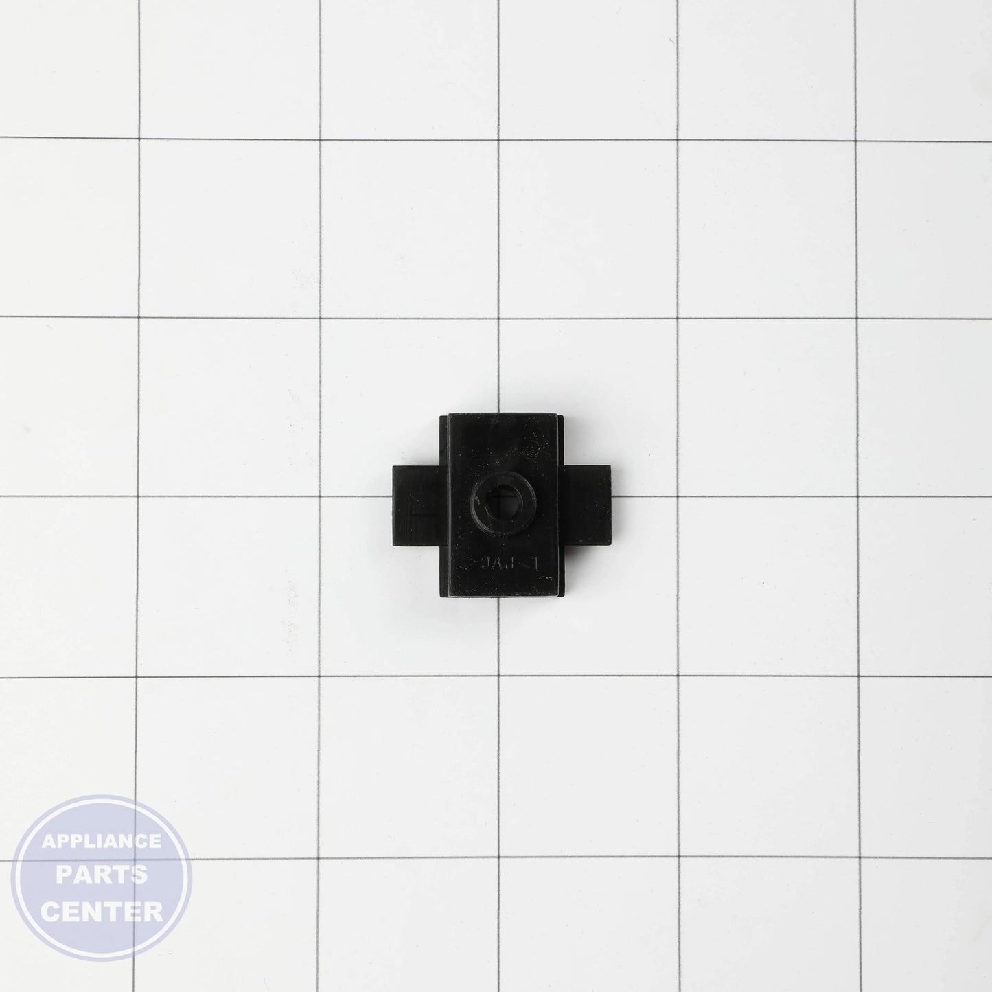 RETAINER, FACIA COVER W10145157 - Side view with secure fastening mechanism