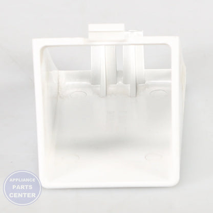 DIVERTER-AIR & W10157765 - Side view with precise measurements