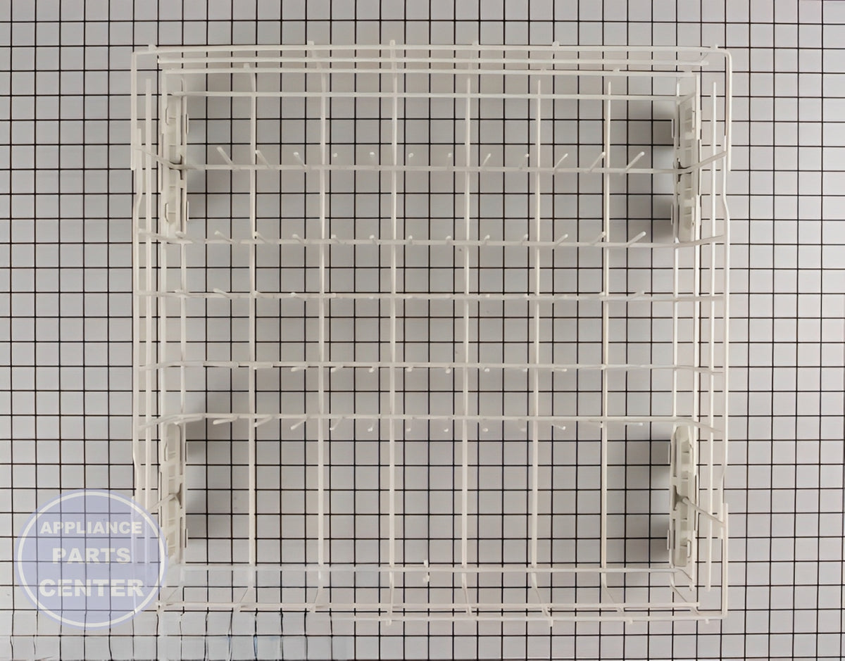 Whirlpool Dishwasher Dishrack W10161215 - Detailed view of high-quality material and 5-year longevity