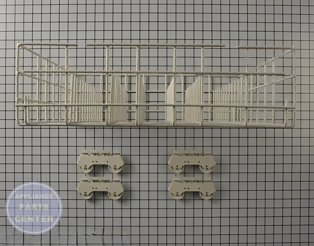 Whirlpool Dishwasher Dishrack W10161215 - Main view showing ample space for dishes and utensils for various models