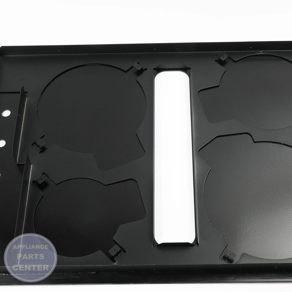 WPL GLASS ASSY JED9430 BLK W10163206 - Main view showing scratch-resistant glass for JED9430BLK