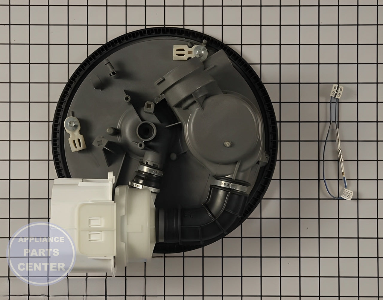 Whirlpool Pump and Motor Assembly W10168823 - Main view showing efficient water circulation for various models