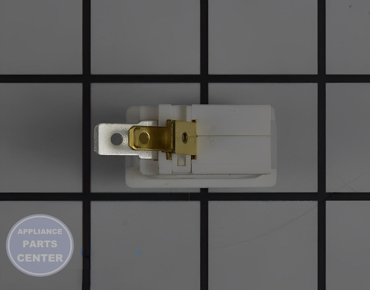 WHIRLPOOL WHIRLPOOL REFRIGERATOR 3-WIRE DOOR SWITCH KIT - Installation in specific WHIRLPOOL model showing key mounting points
