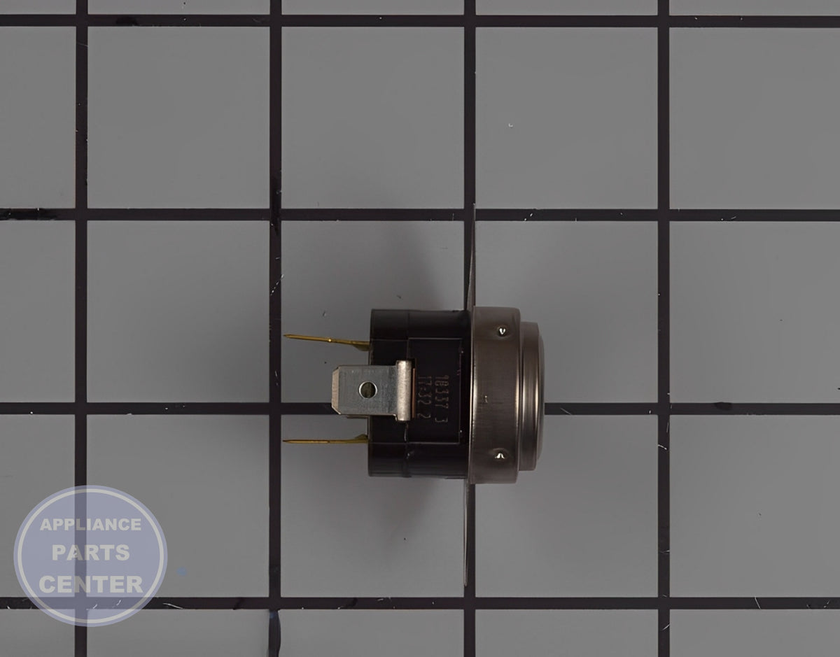 Cycling Thermostat W10178810 - Side view with 2.5" x 1.5" x 1.5" dimensions