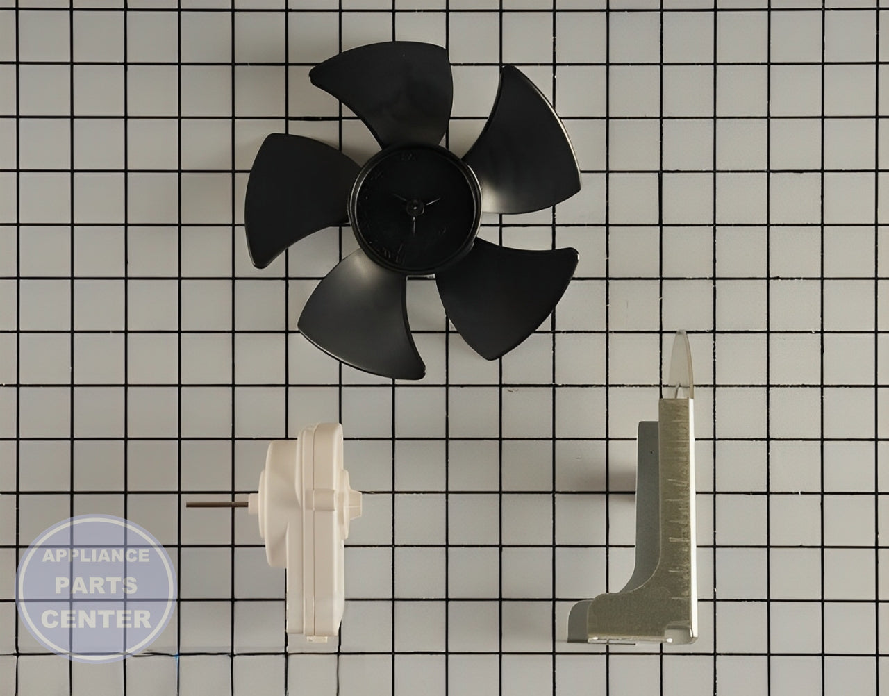 Whirlpool Refrigerator Condenser Fan Motor Kit W10181323 - Main view showing efficient cooling for various models