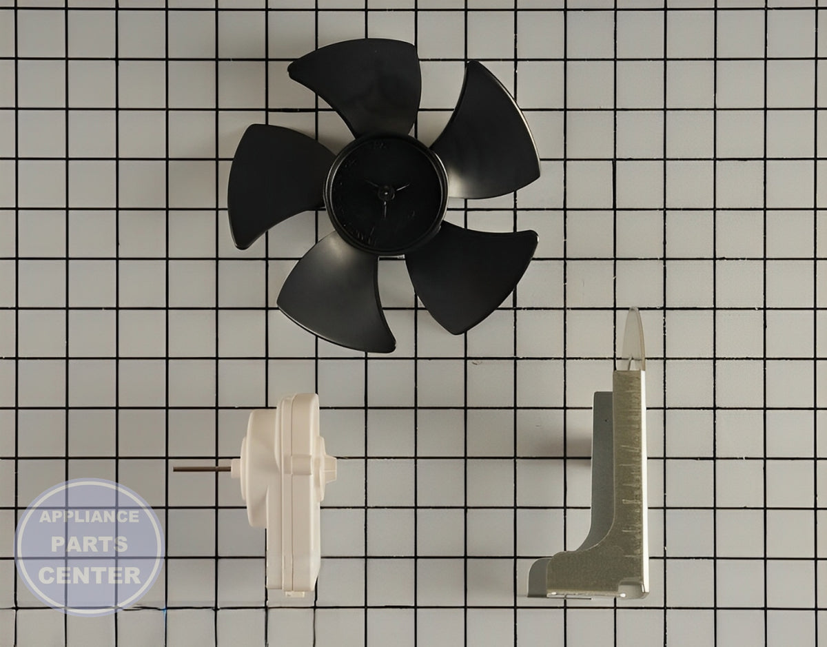 Whirlpool Refrigerator Condenser Fan Motor Kit W10181323 - Main view showing efficient cooling for various models