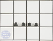 WHIRLPOOL BURNER GRATE FOOT PAD 4 PACK - Main view showing sturdy support for WPL Range/Stove/Oven models