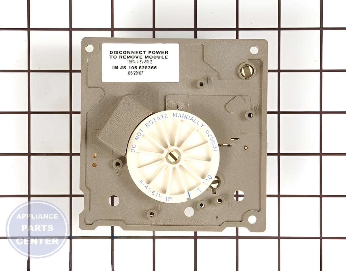 WHIRLPOOL REFRIGERATOR ICEMAKER MOTOR MODULE ASSEMBLY W10190935 - Main view showing ice making functionality for compatible models