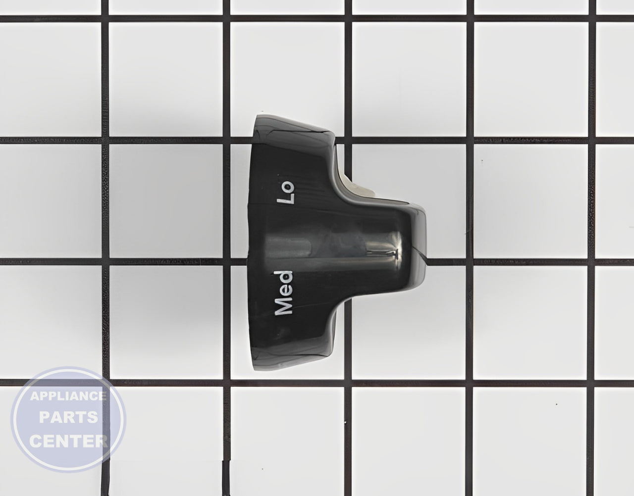 Control Knob W10193275 - Side view with precise measurements for perfect fit