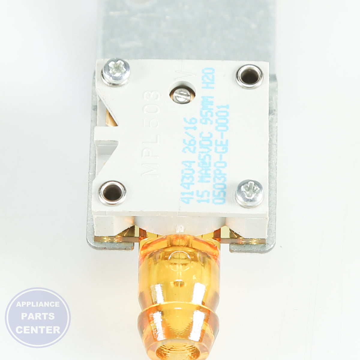 SWITCH,PRESSURE W10194453 - Side view with support up to 120 PSI