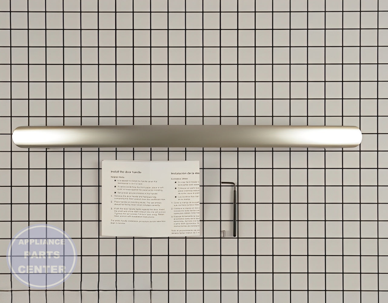 Door Handle W10195738A - Detailed view of durable construction and specific technical details