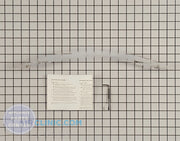 Whirlpool Door Handle W10195738A - Main view showing sleek design for Amana, Maytag, and Whirlpool dishwashers