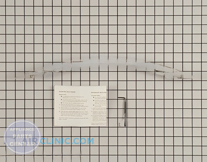 Whirlpool Door Handle W10195738A - Main view showing sleek design for Amana, Maytag, and Whirlpool dishwashers