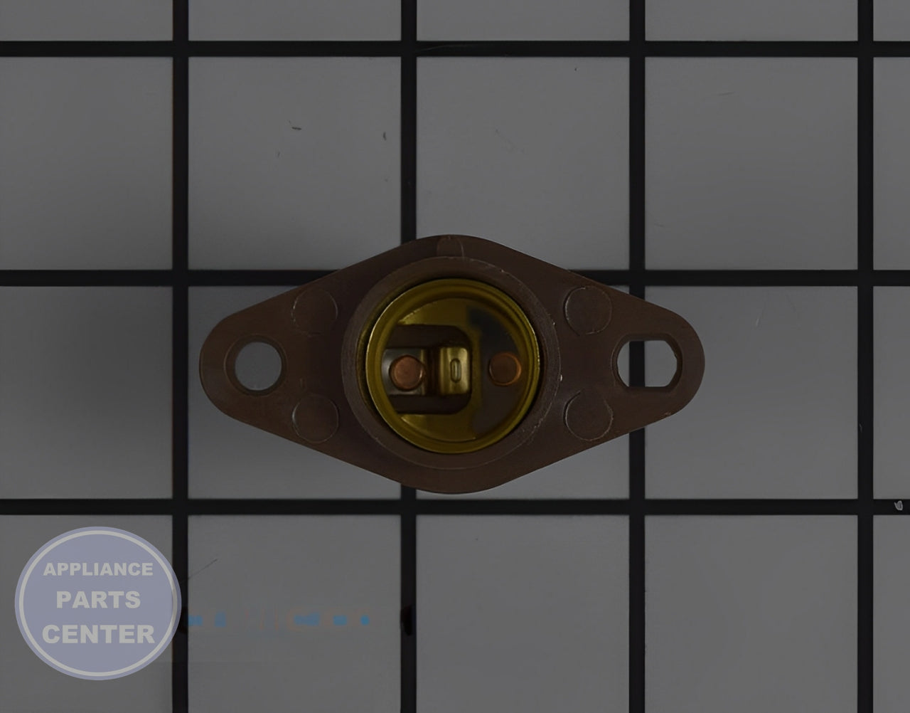 Whirlpool Microwave Lamp Housing W10210871 - Main view showing enhanced lighting for specific models