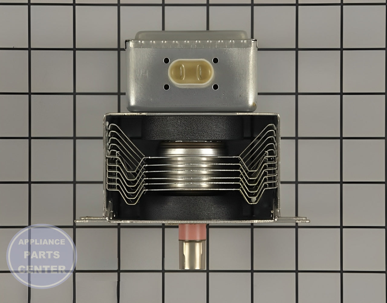 Magnetron W10222507 - Side view with diode, magnetron, and resistor specifications