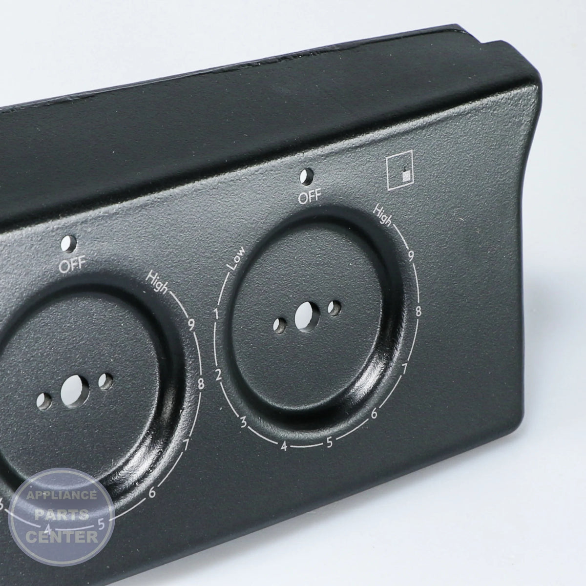 Whirlpool ASSY,CONTROL PANEL BLACK W10236209 - Installation in specific model showing mounting points