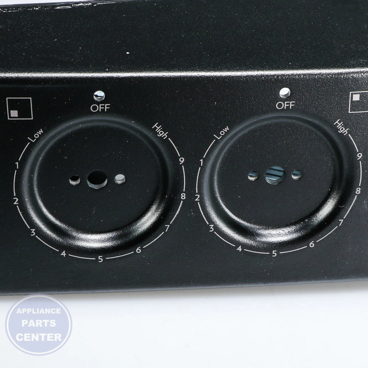 Whirlpool ASSY,CONTROL PANEL BLACK W10236209 - Installation in specific model showing mounting points