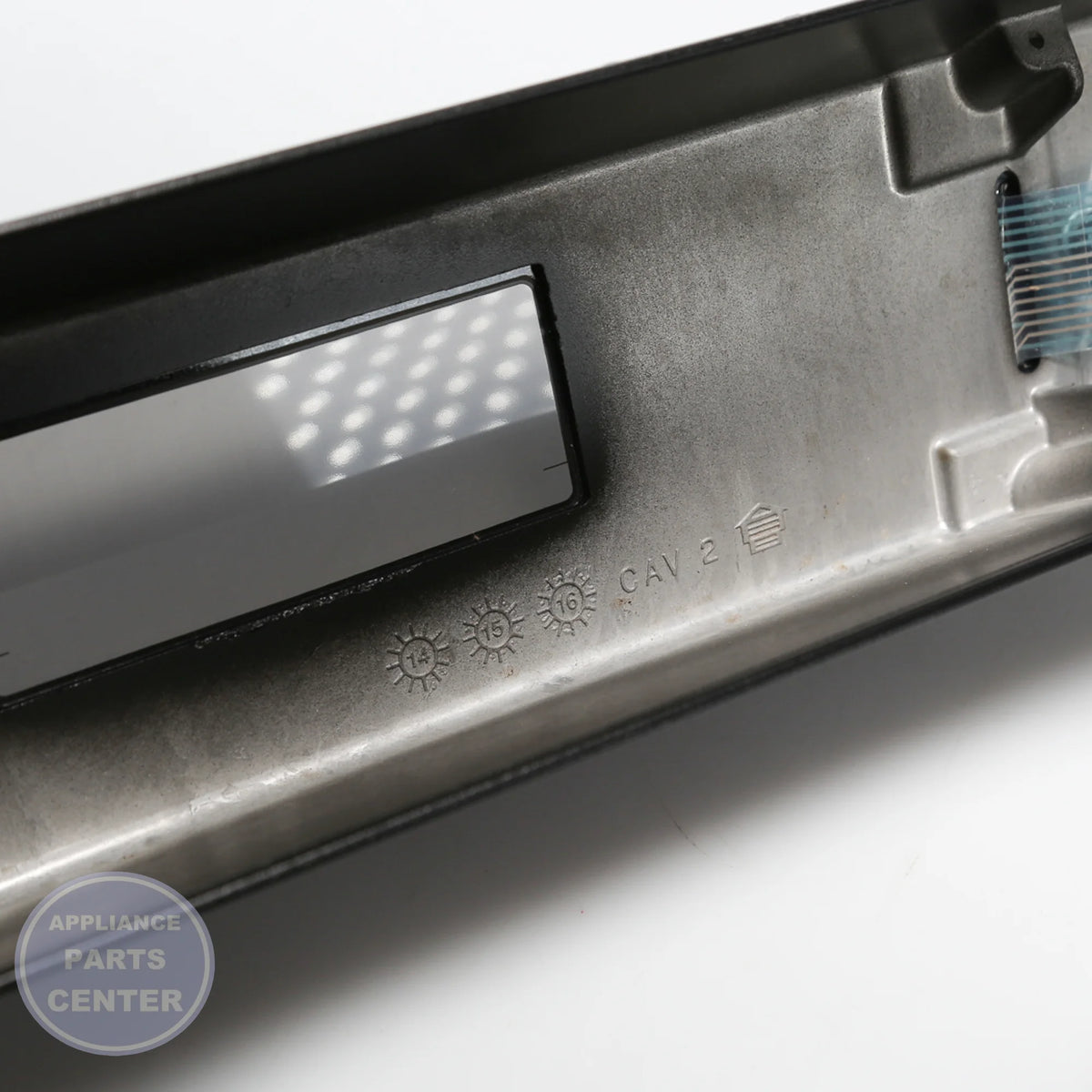 WPL ASSY, CONTROL PANEL BLACK W10236212 - Installation in WPL Range/Stove/Oven showing key mounting points