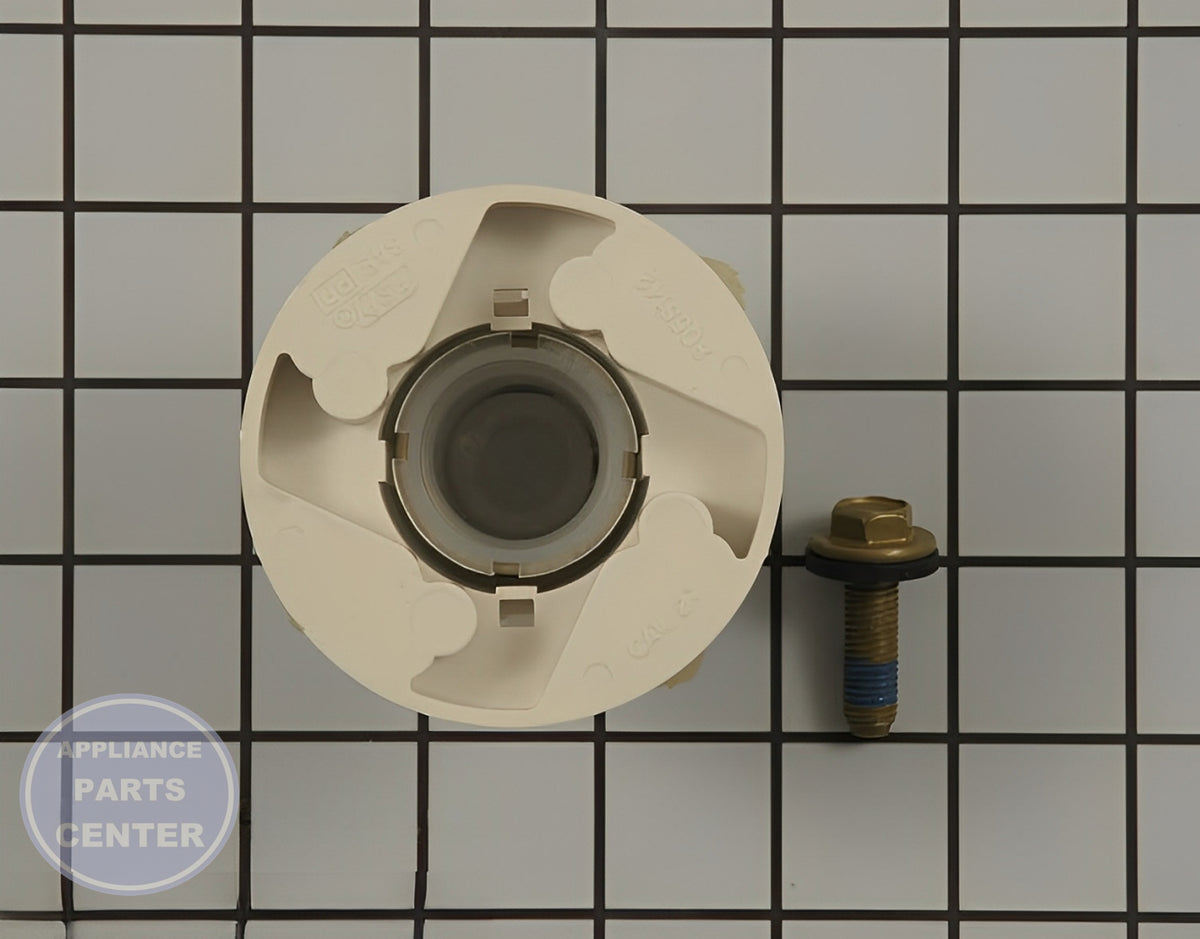 Agitator Repair Kit W10244343 - Side view with precise measurements