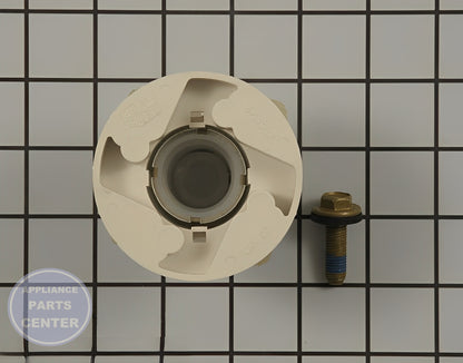 Agitator Repair Kit W10244343 - Side view with precise measurements
