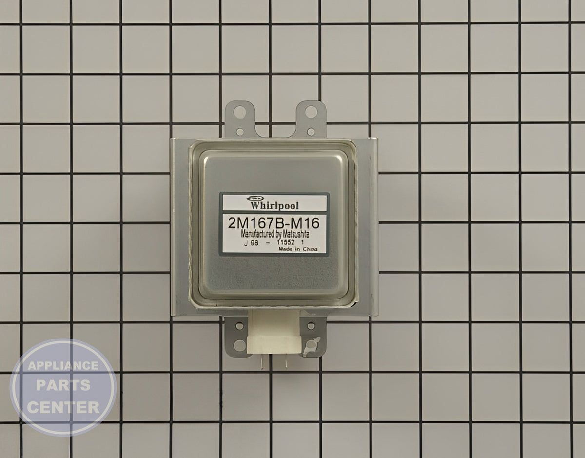WHIRLPOOL MICROWAVE MAGNETRON W10245183 - Detailed view of Diode Magnetron Resistor components