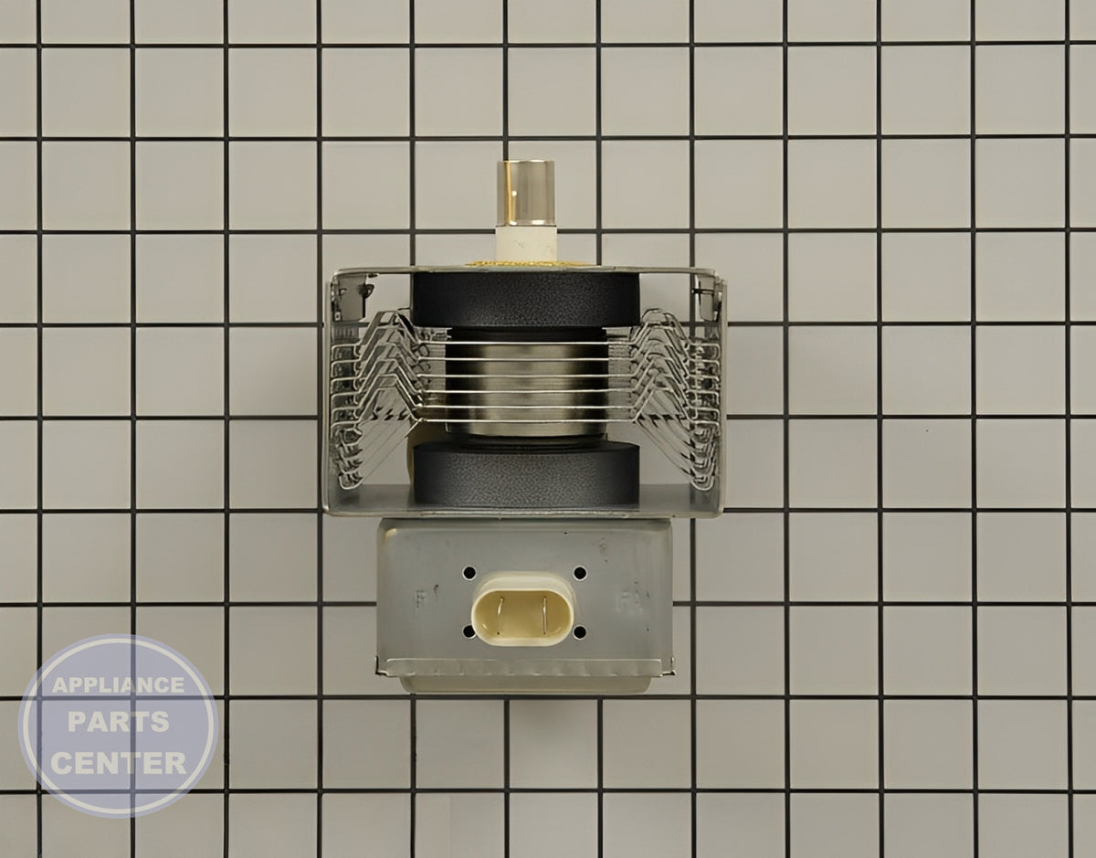 WHIRLPOOL MICROWAVE MAGNETRON W10245183 - Installation in WPL Microwave model showing key mounting points