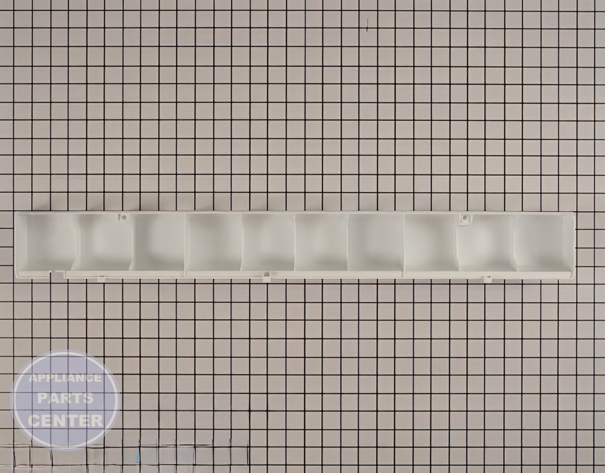 WHIRLPOOL MICROWAVE VENT GRILL W10245217 - Side view with exact measurements and specs