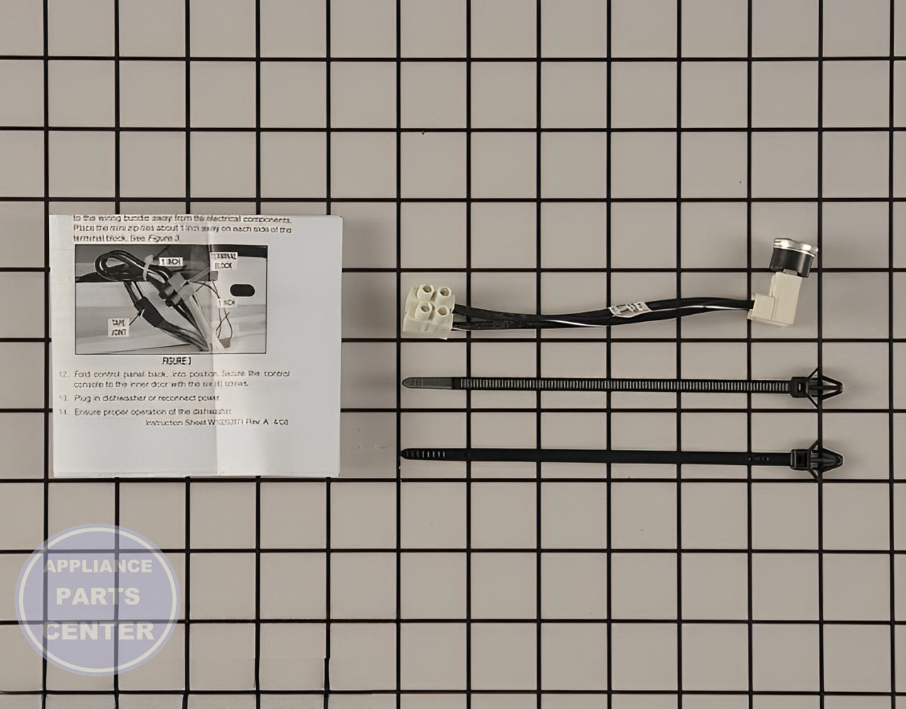 WHIRLPOOL DISHWASHER BIMETAL FUSE W10258275 - Detailed view of thermal technical details