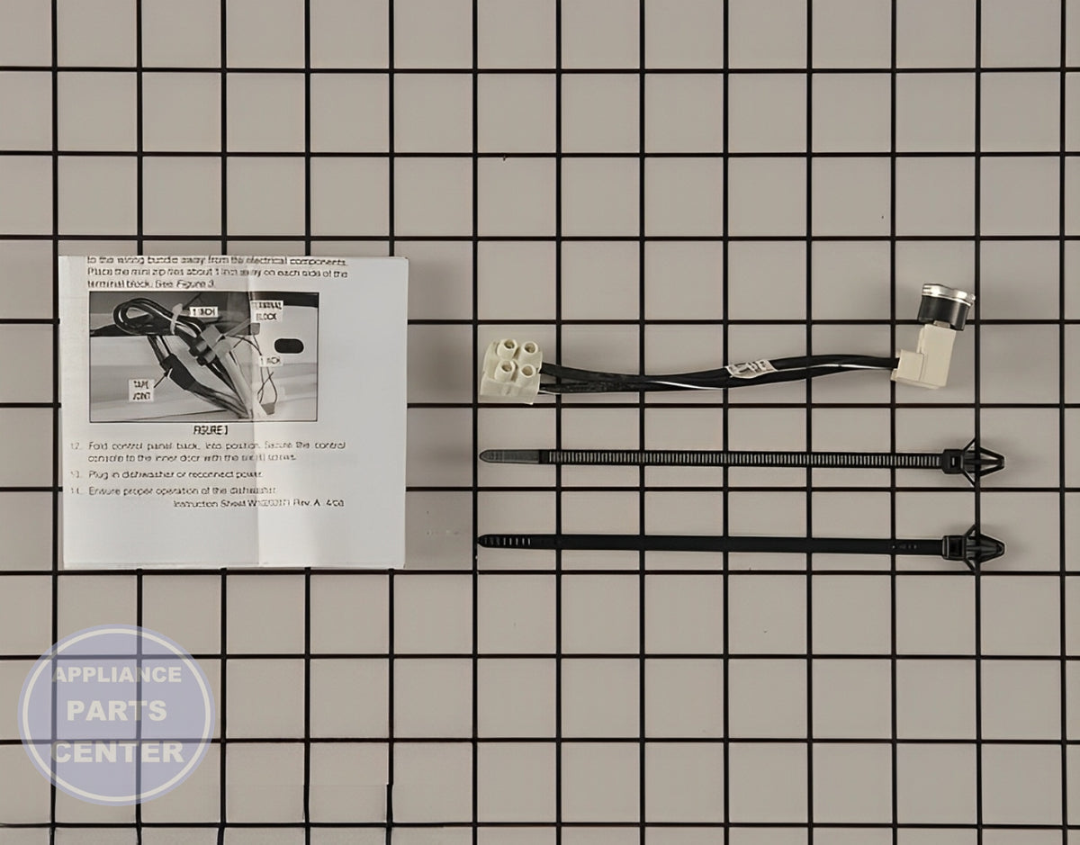 WHIRLPOOL DISHWASHER BIMETAL FUSE W10258275 - Detailed view of thermal technical details
