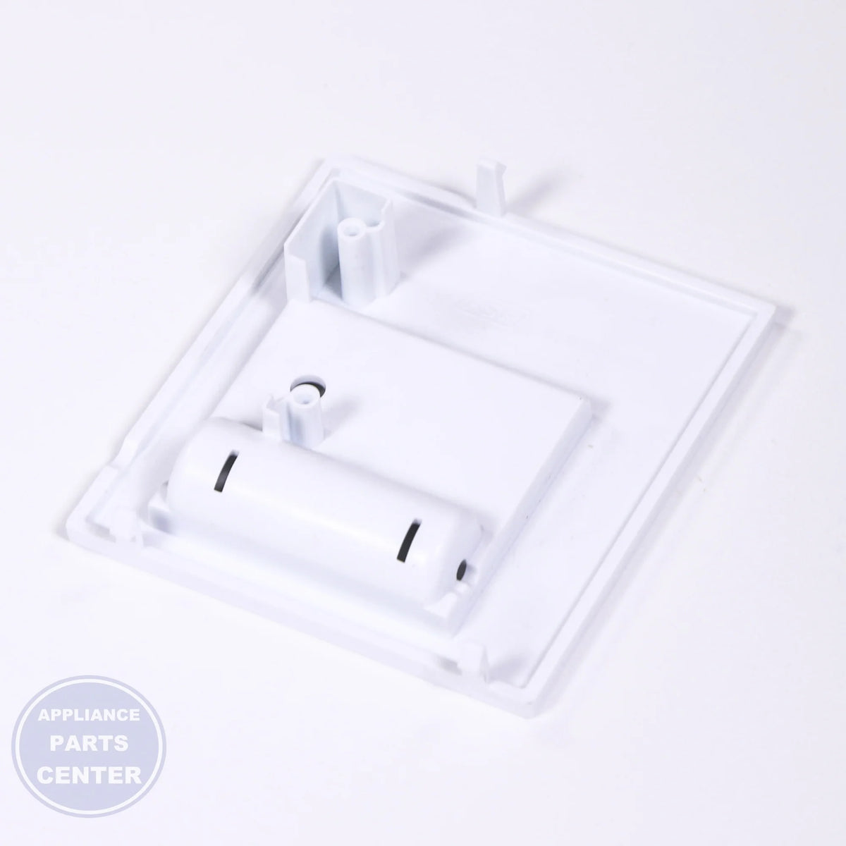 COVER-EMITTER W10258502 - Side view with precise measurements