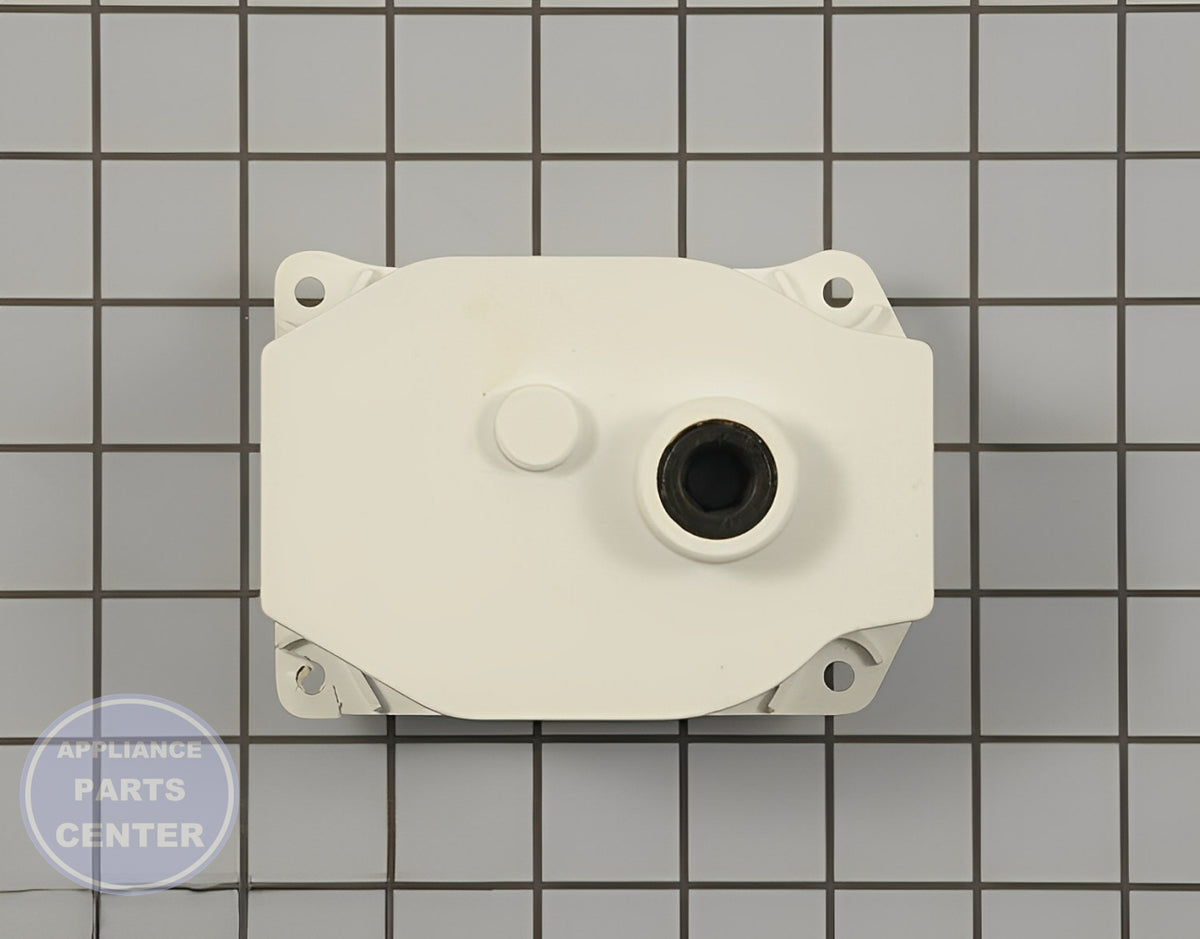 Refrigerator Ice Maker Auger Motor W10271509 - Side view with efficient operation specs