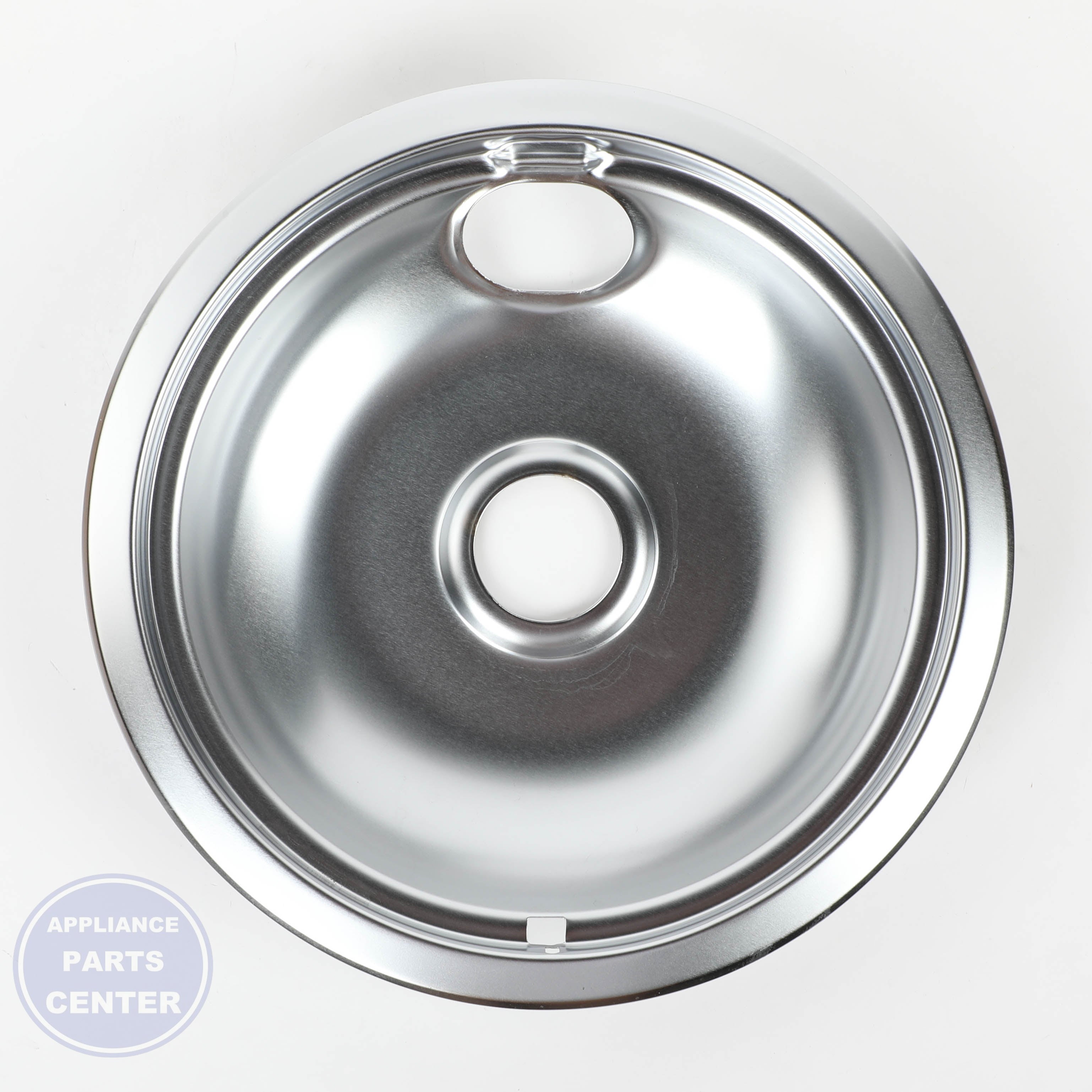 WPL CHROME DRIP BOWL SET, 2- W10278125 - Installation in WPL model showcasing easy mounting points
