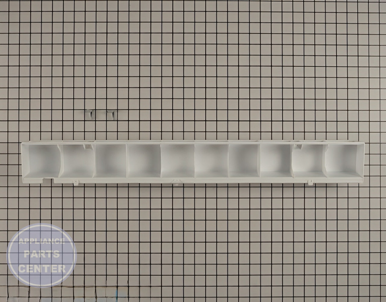 Vent Grille W10286825 - Side view with precise dimensions