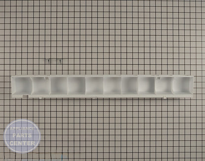 Vent Grille W10286825 - Side view with precise dimensions