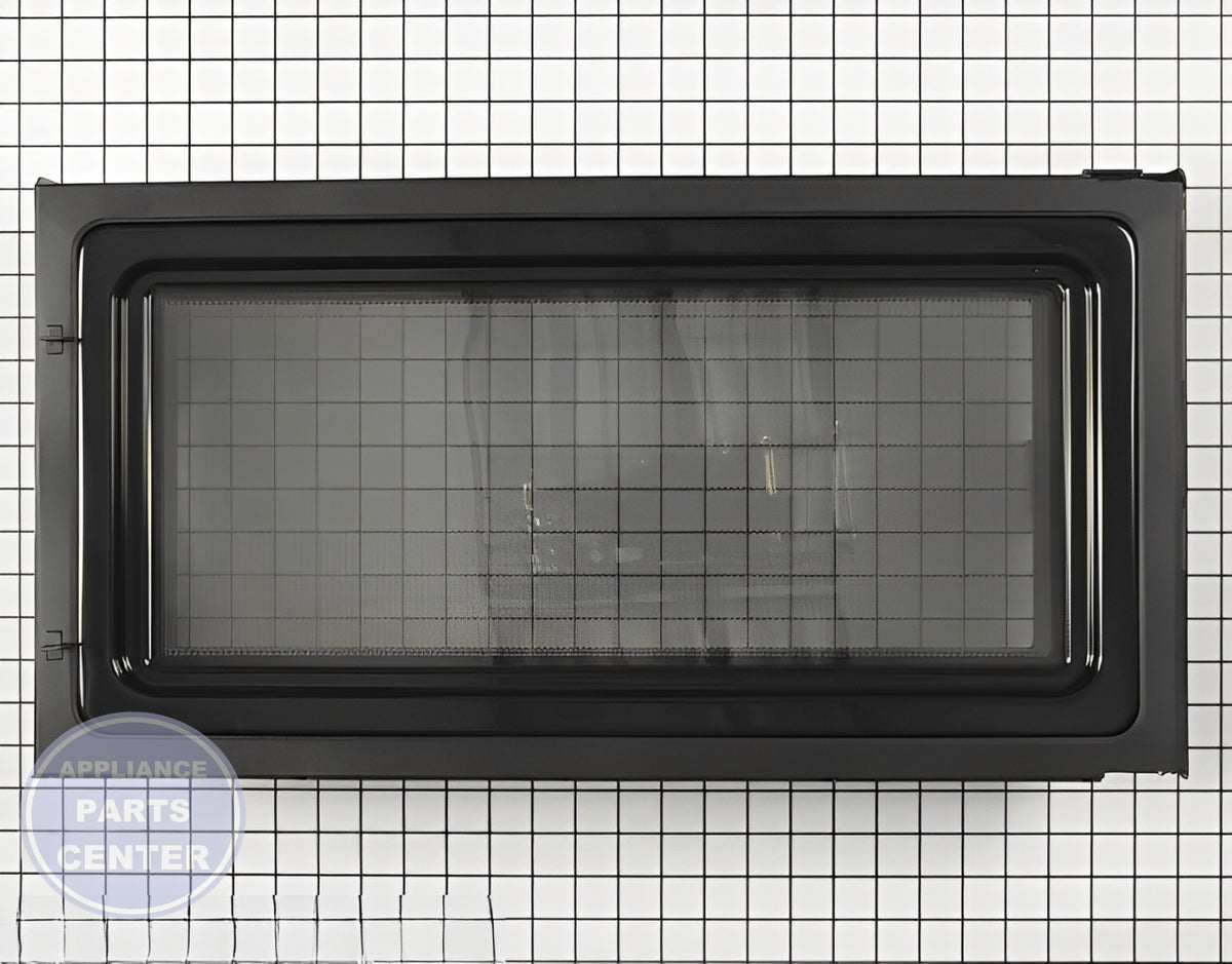 WHIRLPOOL MICROWAVE DOOR W10286830 - Detailed view of sturdy construction