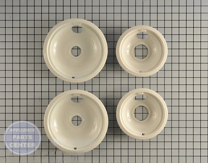Amana Burner Drip Bowl kit W10288050 - Main view showing easy-fit design for various models